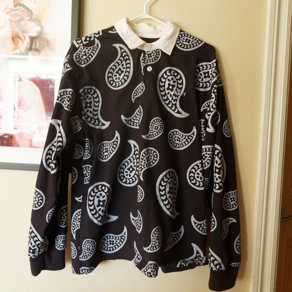 OBEY Rugby Shirt Long Sleeve - Picture 1 of 2